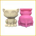 Plant Pot Silicone Mold | Cute Animal Shape Succulent Flowerpot Planter Concrete Moulds | DIY Cement Molds Flower Pot Crafts Garden Decoration for Home Decor. 