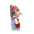 Vintage-Animated-Christmas Jingling-Jollies-Elf Electric Plush Doll Moves Sings. 