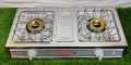 Gas Stove With Automatic Ignition System chula for kitchen automatic 2 Double Burner full heavy weight. 