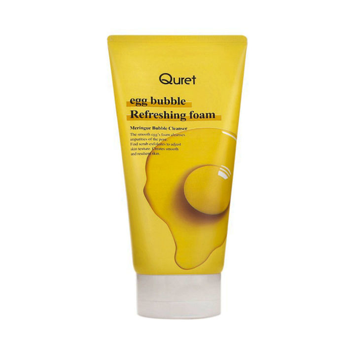 Quret Egg Bubble Refreshing Foam – Deep Clean & Soft Skin
