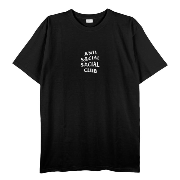 GROOVY Anti Social Club Relax Fit T Shirt For Men And Women