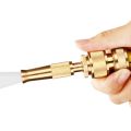 High Pressure Hose Nozzle Adjustable Garden Sprayer Power Spray Nozzle Brass Water Hose Nozzles for Garden. 