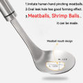 Stainless Steel Meatball Press Spoon Nonstick Cooking Tools Kitchen Gadgets and Accessories. 