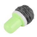 Special Discount Kitchen Stainless Steel Wire Ball With Long Handle Dishwashing Brush Cleaning Pot Ball Brush Home Kitchen Accessories Tools. 