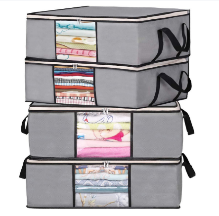 Clothes%20Storage%20Bags%20Organizer%20Under%20Bed%20Containers%20with%20Reinforced%20Handle,%2043L,%20Grey%20-%20Image%204