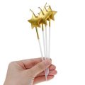 Birthday Cake  Special Candles Pack Multi Colors Stars Cake Candles For Birthday - Anniversary Cake Decoration. 