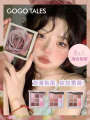G TALES Gogo Dance Nine Gradual Change eye shadow Plate Summer Daily Earth Color Highlight powder blusher. 