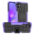 For Samsung Galaxy A05 4G Tire Texture TPU + PC Phone Case with Holder. 