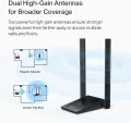 TP-Link Archer T4U Plus AC1300 Dual Antennas High-Gain Wireless USB Adapter Ver 1.0 - MU-MIMO. 