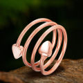 Energinox Wholesale Solid Wedding Magnetic Wholesale Adjustable Mens Pure Copper Ring Jewelry. 