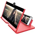 Mobile Phone Screen Magnifier 10 Inch 3D Display with Eyes Protection for All Smartphones, Adjustable Stand, ABS Acrylic Material. 