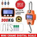Heavy Duty Digital Hanging Hook Scales – Mini Crane Scale - Stainless Steel Hook - Portable Industrial Weighing Crane Scale for Home Farm Factory - LCD Display Scale Handheld Scales Small Scale Weight Machine - Digital Weight Weighing Machine. 