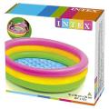Inflatable Round Swimming Pool 35.4" x 9" | Outdoor & Indoor Bath Tub for Kids Pool/Bathing Tub-Portable & Foldable (3FT Round Sunset Glow Baby Pool) | Swimming Pool Bath Tubs for Kids. 