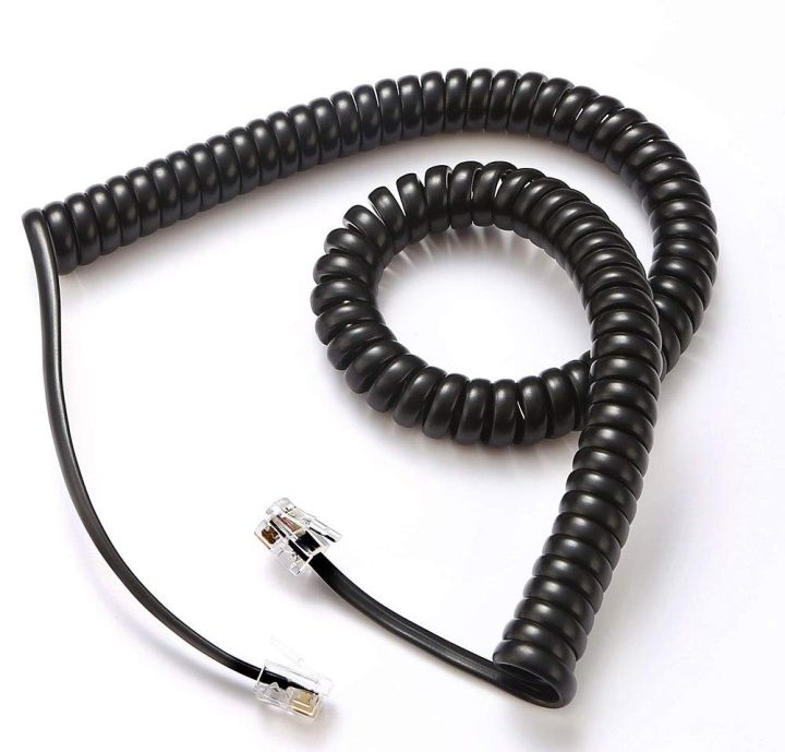 Telephone Receiver Cable, Telephone Cord, Phone Cord, Handset Cord