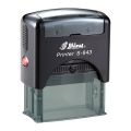 Shiny self inking stamps S-843 medium size printer with customize name and address  Online Stamp House. 