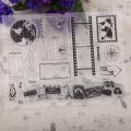 Clear Stamp Scrapbook Photo Cards Postcards 14x18cm Rubber Seal Silicone Stamps Craft Tool. 