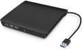 Rodzon External CD Drive Type C USB 3.0 Portable CD DVD +/-RW Drive Slim DVD/CD ROM Rewriter Burñer Writer Compatible with Laptop Desktop PC Windows Linux OS Âpple Mác. 