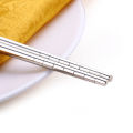Metal Chopsticks Premium Quality, Set of 10 Reusable 304 Stainless Steel Chopsticks Set, Non-slip Dishwasher Safe Lightweight Reusable Chop Sticks Japanese Korean Food Sticks. 