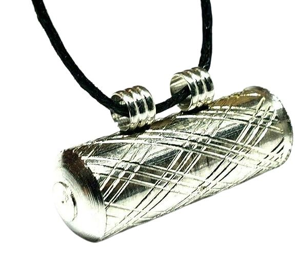 Silver Metal Taweez Locket/Pendant with Black Dori For Men and Women - Pack of 04