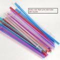 10pcs New Colorful Drinking Straws Reusable PP Plastic Glitter Straw 23cm Length 230mm PP Plastic Straw. 