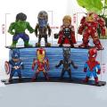 Disney Marvel Avengers Alliance Spiderman Iron Man Hulk Anime Figure marvel legends Action Figure Kawaii model kids gift toys. 