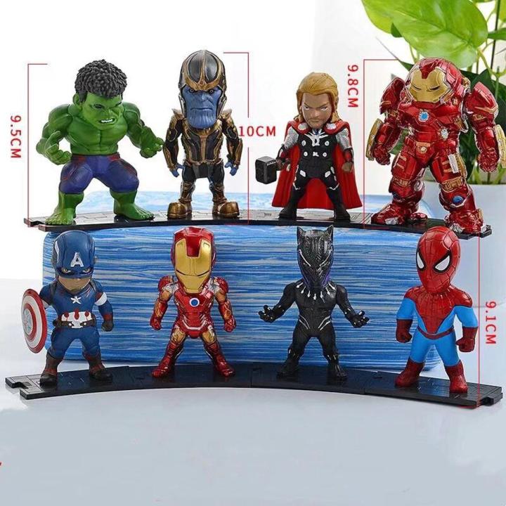 Disney Marvel Avengers Alliance Spiderman Iron Man Hulk Anime Figure marvel legends Action Figure Kawaii model kids gift toys