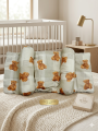 Soft Memory Foam Baby Pillow – Adjustable Head Shaping Cushion  Flat Head Prevention, Anti-Roll, Neck & Spine Support  Newborn Sleeping Positioner for Crib, Cot, Bed, Bassinet, Stroller & Car Seat – Breathable & Portable, Baby Safety Pillow. 