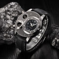 V8 Cool Men's Silicone Band Bolts Round Dial Sports Analog Quartz Wrist Watch. 