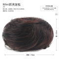 Wig Female Grip Hair Band Hair Bag Bun Updo Ancient Style Short Curly Hair Grip Style All Real Hair Fluffy Bud Haircut. 