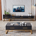 LED TV Table with Drawers for a Modern and Organized Living Space Enhance Your Living Room with Stylish TV Table Stands. 