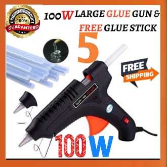 APTECH DEALS 100 W Glue Gun with 5 Glue Sticks