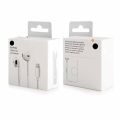ORIGINAL EARPODS LIGHTNING CONNECTOR iPhone Handsfree ( LIGHTNING & 3.5MM ) | Built-In Microphone / Colour White | Compatible On ( iPhone 7,7Plus, 8, 8 Plus, X Series, 11 Series, 12 Series, 13 Series, 14 Series ). 