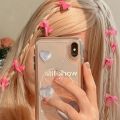 Y2k Small Pink Bowknot Hairpin Korean Sweet Ribbon Bow Hair Clips Women Side Bangs Barrettes Fashion Accessories. 