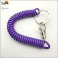 Spring Key Chain with Keyring Keys Fishing Tools Spring Safety Rope. 