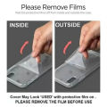 Redmi Note 12 4G Case Crystal Clear Case ipaky Slim Anti Scratch TPU Shockproof Protective Phone Cases Cover for Redmi Note 12 4G - ( Transparent Black ). 