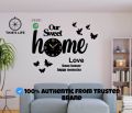 Wall Clocks, Butterflies & Sweet Home 3D Wooden Watch DIY Design clock .smart watch.wal clock.clock wall stylish.clocks.clock for room fancy.clock /  fancy wooden.wooden wall decoration item / room decoration item / home decoration item. 
