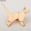 Stylish personality origami brooch Exquisite Stylish and  atmosphere. 