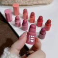 4pc/set Lipstick Korean Girl Group Mini Crayon Lipstick Long Lasting Matte Lip Makeup Tint Easy To Color Sexy Waterproof Lippie. 