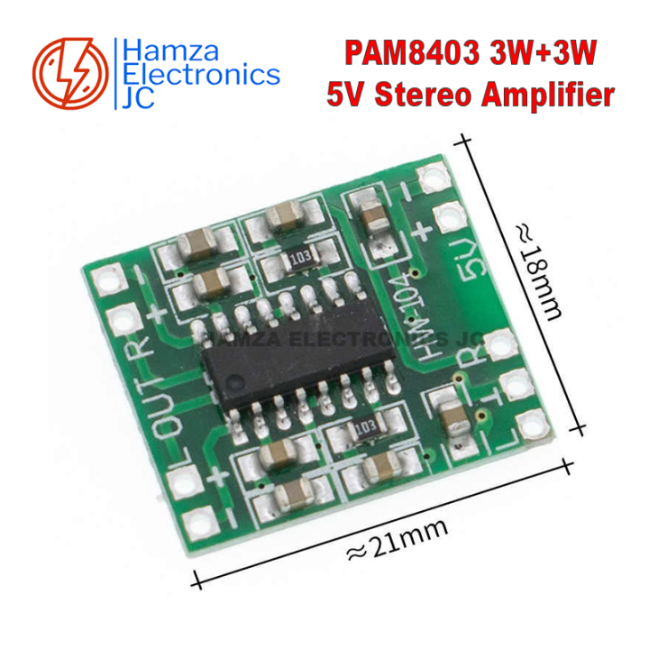 1/2/5 pcs PAM8403 3W+3W Class D Stereo Audio Amplifier Module High Quality Soung