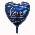 LOVE FOIL BALLOON - ANNIVERSARY FOIL BALLOON - HEART FOIL BALLOON. 