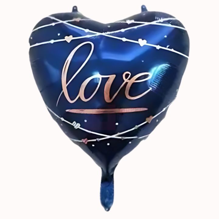 LOVE FOIL BALLOON - ANNIVERSARY FOIL BALLOON - HEART FOIL BALLOON