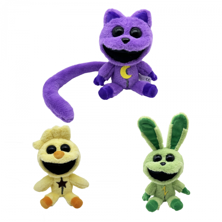 【Exclusive Offer】 Monter Catnap Pluh Horror Animal erie Purple Cat Doll Pluh Toy