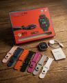 7 in 1 Ultra Smart Watch Set with 7 Interchangeable Straps – iOS & Android. 