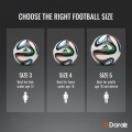 FIFA World Cup 2026 Sialkot FOOTBALL Professional | Size 5 Official Match & Training Soccer Ball | PU Leather Waterproof Durable Football. 