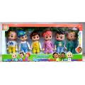 CooComelon Character Friends & Family, 6 Figure Pack -  Toys for Babies and Toddlers - 6 Inch. 