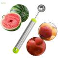Melon Baller Spoon Ice Cream Spoon Kitchen Tools Stainless Steel Fruit Scooper Watermelon Scooper for Ice Cream Cantaloupe Watermelon Fruits. 