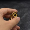 Dumbbell go fit Pendant Fitness Bodybuilding Gym gold black color Crossfit Barbell Necklace Fitness Jewelry 316L Stainless Steel. 