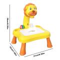 Kids Projector Drawing Toy Lion Shape Children Projection Drawing Graffiti Board With Projector Child Trace Draw Projector. 
