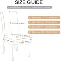 VIP LINK Printed Chair Cover Dining Elastic Chair Cover for Dining Room Spandex Stretch Elastic Office Chair Case Anti-dirty 1pc. 