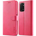 lthmy for Xiaomi Redmi Note 11S/Note 11 4G Premium PU Leather Magnetic Card Holder Flip Stand Cover. 
